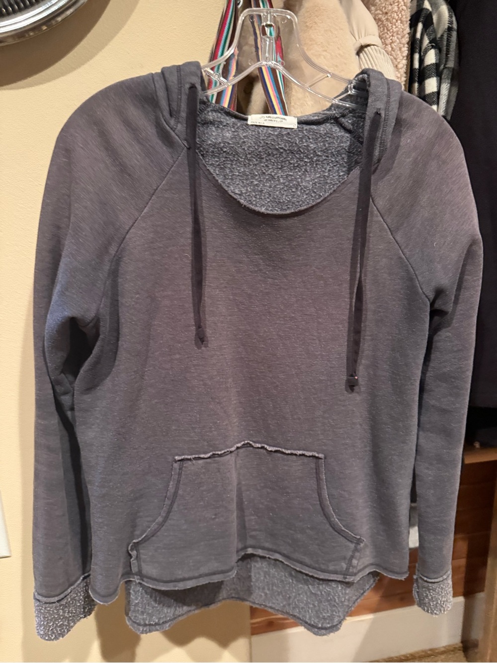 Women's Hooded Pullover Sweatshirt - Gray